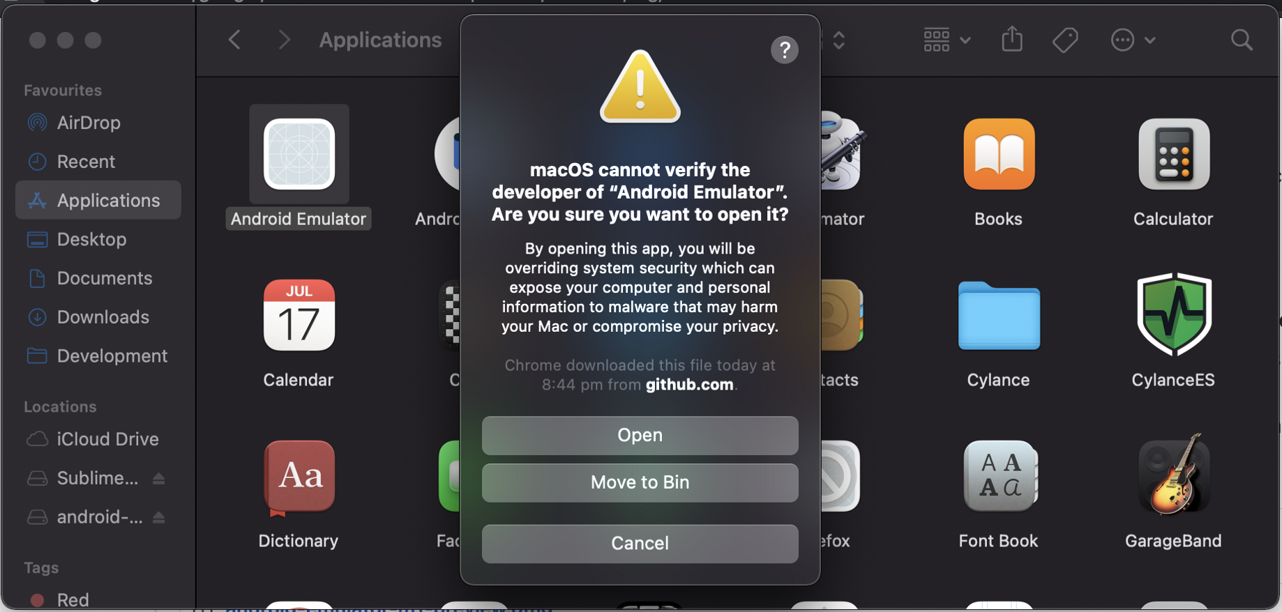 good android emulator mac